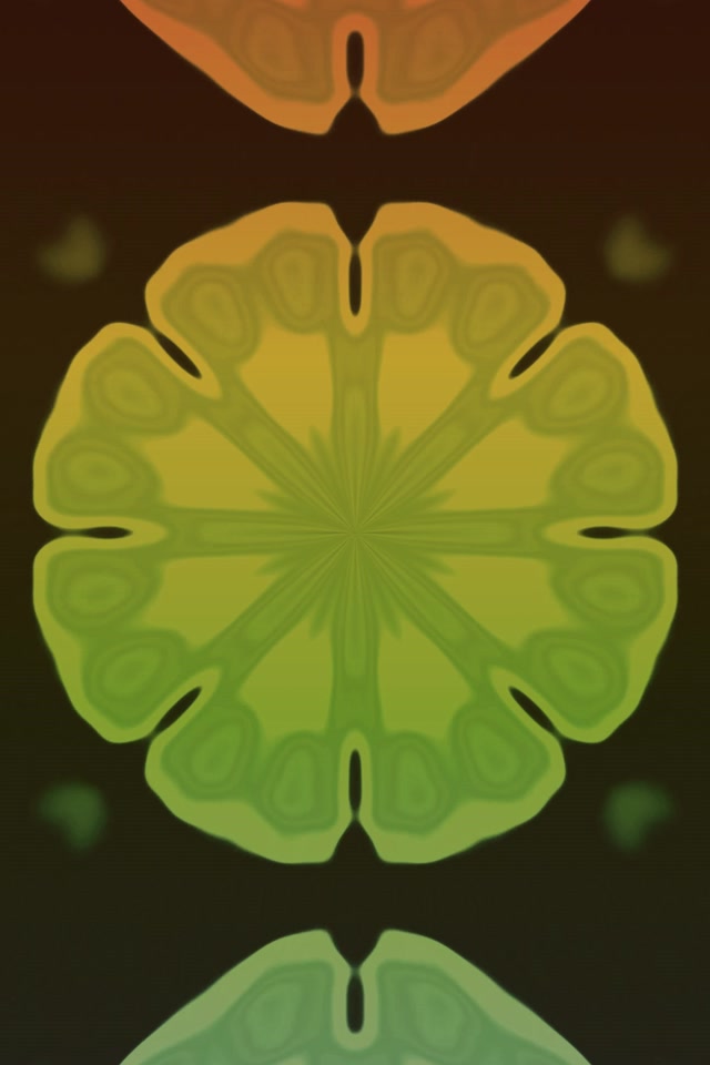 Fraktaali Kaleidoskooppi Neontunneli 2:3 Photo Portrait 60fps Näytönsäästäjä VJ Loop