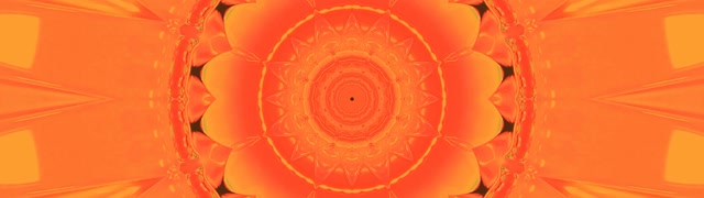 Oranssi Mandala Neontunneli Näytönsäästäjä 32:9 Super Ultrawide 60fps VJLoops