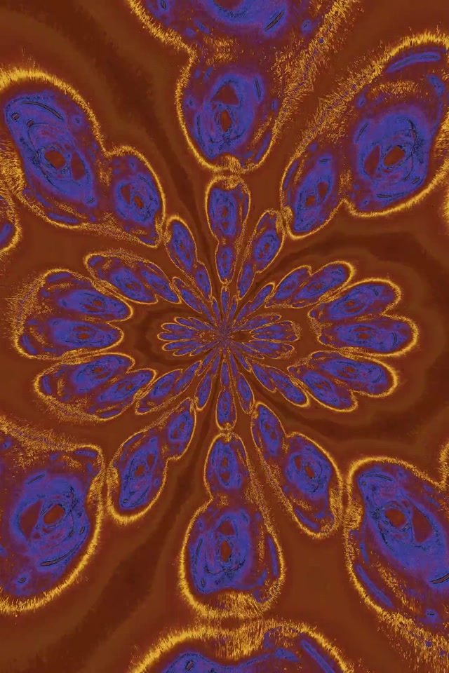 Neonputki Kaleidoskooppi Räjähdys 2:3 Kuva Pysty 60fps Näytönsäästäjä VJ Silmukka