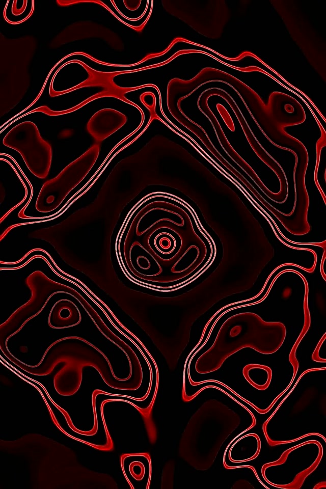 Punainen Neon Tunnel Ääriviiva Pyörre VJ Loop 2:3 Valokuva Pysty 60fps Näytönsäästäjä