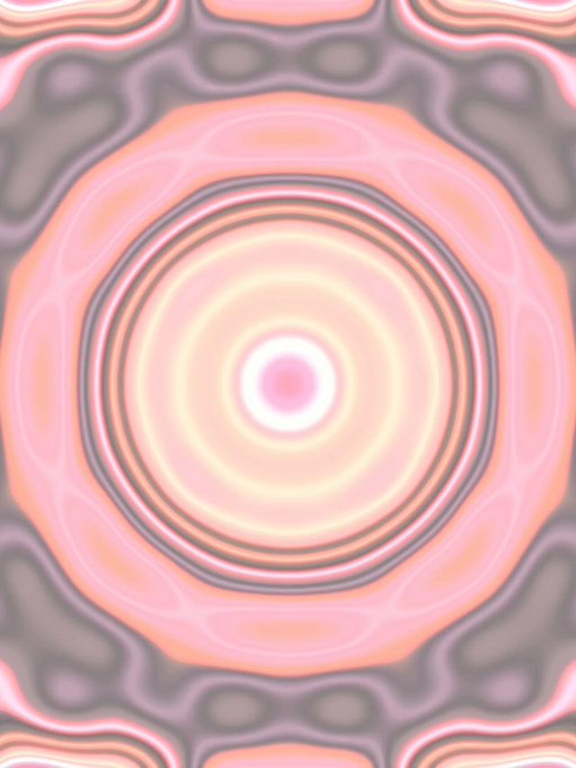 Neon Tunneli Vaaleanpunainen Aaltopyörre Näytönsäästäjä 3:4 iPad Pysty 60fps VJLoops