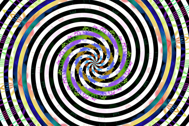 Hypnotic Spiraling Neon Tunnel | VJ Loop 60fps 3:2 Screensaver