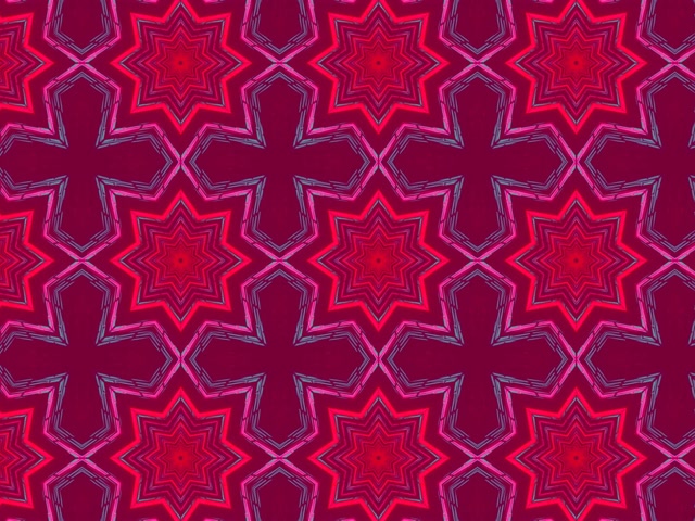 Tunnel Néon Étoile Explosion Rose Rouge VJLoops 4:3 Classique 60fps Économiseur d'écran