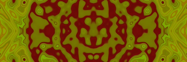 Tunnel Néon Kaléidoscope Olive VjLoops 3:1 Triple Large 60fps Économiseur d'écran