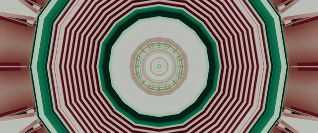 Tunnel Néon Décagone Vortex VJLoops 2.39:1 Cinémascope 60fps Économiseur d'Écran