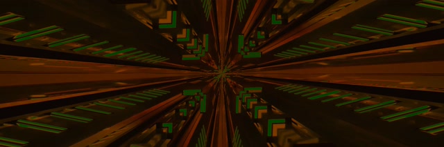 Tunnel Néon Explosion Kaléidoscope Fractal 3:1 Triple Large 60fps Économiseur d'écran Vj Loop
