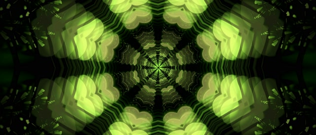 Neon Tunnel Spiraling Kaleidoscope 21:9 Ultrawide 60fps Screensaver VJ Loop
