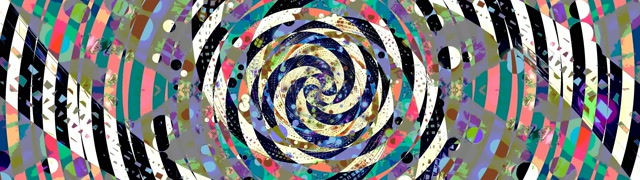 Tunnel Néon Spirale Tourbillonnante Vortex 32:9 Super Ultra-large 60fps Économiseur d'écran VJLoops