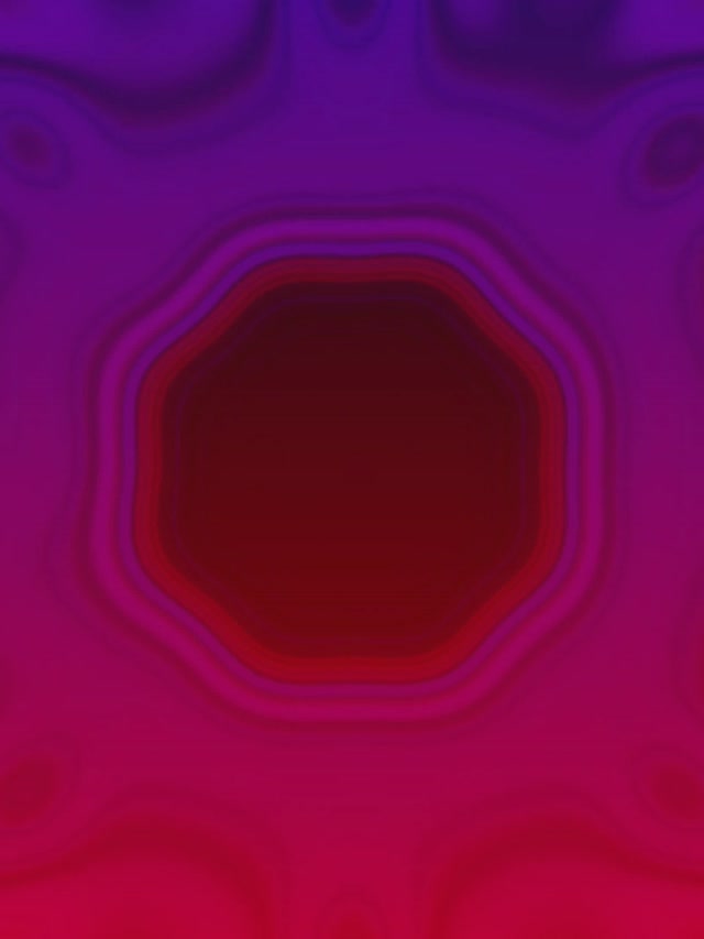 Tunnel Néon Floraison Rouge Violet VJLoops 3:4 iPad Portrait 60fps Économiseur d'écran