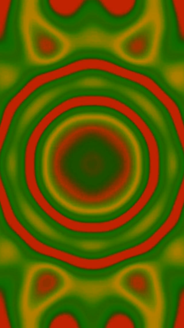 Tunnel Néon Vortex Ondulation Orange Vj Loop 9:16 Reels 60fps Économiseur d'Écran