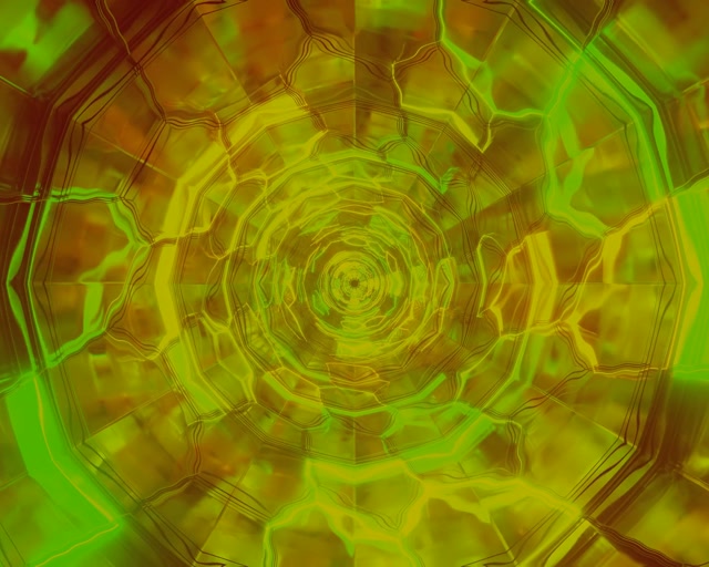 Tunnel Néon Vortex Polygone Spirale VJ Loop 5:4 Industriel 60fps Économiseur d'Écran