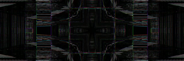 Neon Tunnel Kaleidoscope VJ Loop 3:1 Triple Wide 60fps Screensaver