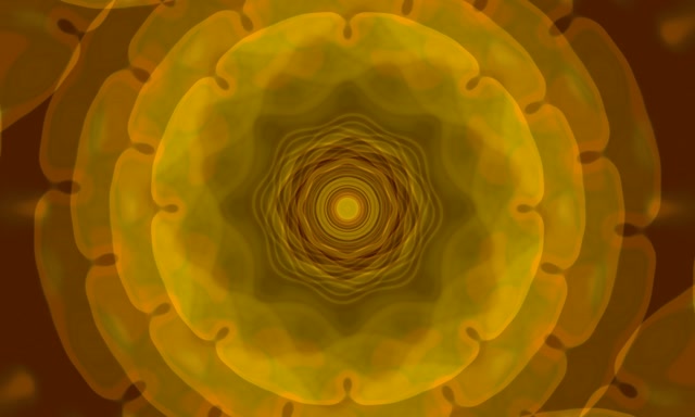 Golden Spiral Neon Tunnel VJ Loop 5:3 Wide 60fps Screensaver