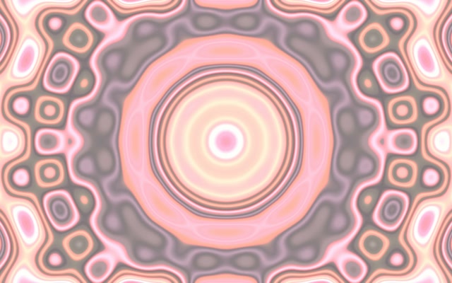 Tunnel Néon Pêche Rose Ondulation Vortex | VjLoops 60fps 16:10 macbook Économiseur d'écran