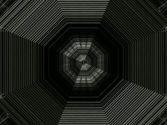 Octagonal Neon Tunnel 4:3 Classic 60fps Screensaver VJ Loop