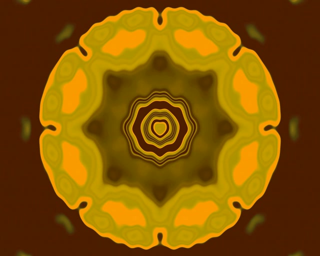 Tollán Neon Mandala Réalta Órga VJLoops 5:4 tionsclaíoch 60fps Spárálaí Scáileáin