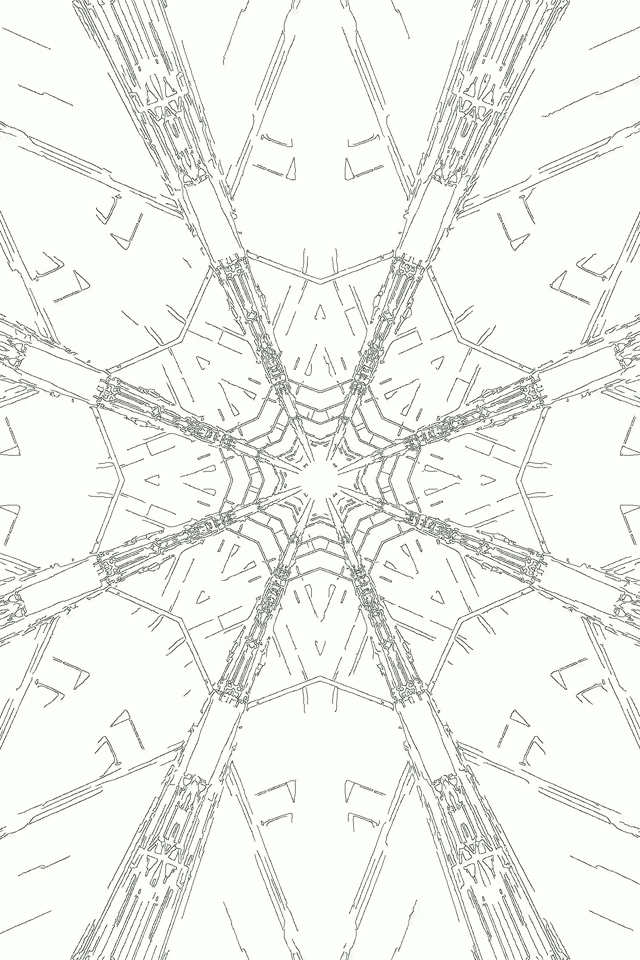 Soilsiú Scáileáin Neon Tunnel Kaleidoscope Star Grid VJ Loop 2:3 Photo Portrait 60fps