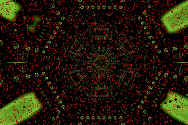 Tollan Neon Gréasán Picteilín Dearg 3:2 Dromchla 60fps Scáileán Coigilteora Vj Loop