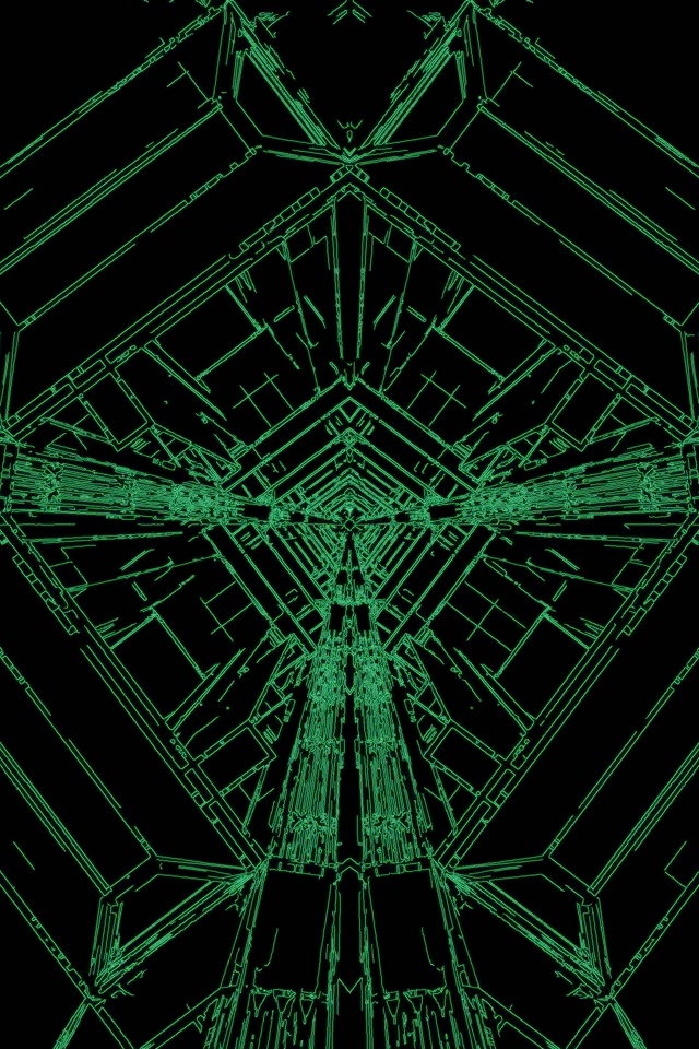 Tollán Neon Glas Spárálóir Scáileáin 60fps 2:3 Grianghraf Portráid VJ Loop PC