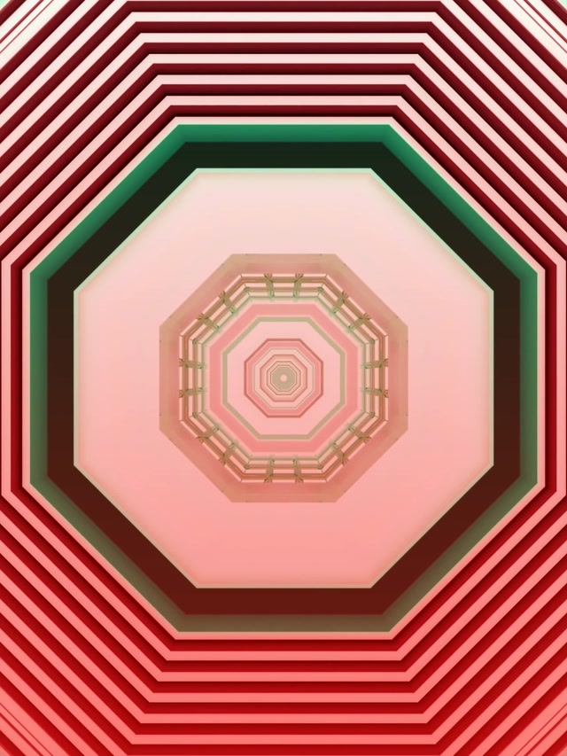 Tollán Neon Bándearg Dearg Spárálóir Scáileáin 3:4 iPad Portráid 60fps VJ Loop