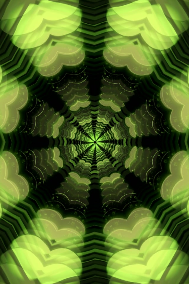 VJ Loop 2:3 Photo Portrait 60fps Screensaver Neon Tunnel Spiraling Vortex