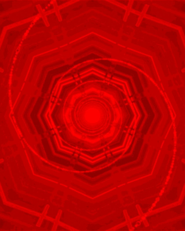 Tollán Neon Dearg Vortex Ochtagón VJLoops 4:5 Instagram 60fps Spárálaí Scáileáin