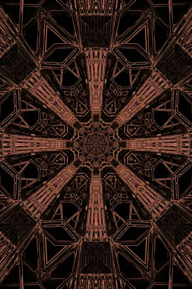 Tollán Neon Bloghach Cros Caileascóp 2:3 Grianghraf Portráid 60fps Scáileánchoiméadaí VJ Loop