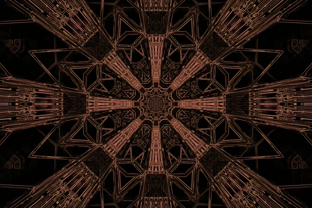 Copar Bloghach Caileascóp Tollán Neon VJ Loop 3:2 Surface 60fps Scáileánchoiméadaí