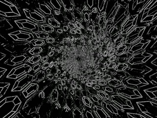 Tollán Neon Criostail Spárálaí Scáileáin 4:3 Clasaiceach 60fps VJ Lúb PC Ríomhaire Glúine