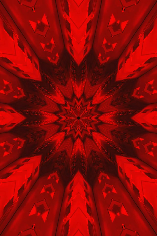 Tollán Neon Dearg Réalta Spárálaí Scáileáin 2:3 Portráid Grianghraf 60fps VJ Loop