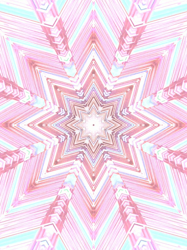 Tollan Neon Caileasagóp Réalta Bándearg Vj Loop 3:4 iPad Portráid 60fps Scáileán Coigilteora