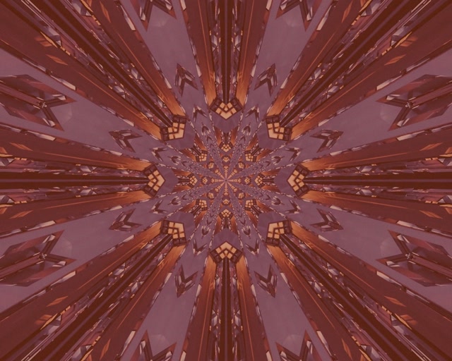 5:4 Industrial Neon Tunnel Screensaver 60fps Radiant Kaleidoscope VJ Loop