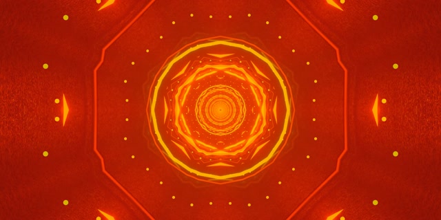 Tonnála Soilsitheach Vortex Octagon Soilsithe VJ Loop 2:1 Univisium 60fps Scáileánaí