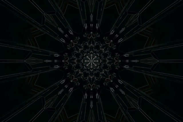 Tollán Neon Mandala Caleidoscóp VJ Loop 3:2 Surface 60fps Spárálaí Scáileáin