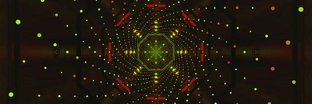 Scáileán Coimeádach Poncanna Glas Tollan Neon 3:1 Triarach Leathan 60fps VJ Loop