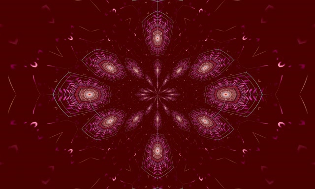 Pulsating Hexagon Neon Tunnel VJ Loop 5:3 Wide 60fps Screensaver