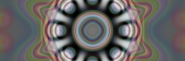 Pulsating Kaleidoscope Neon Tunnel 3:1 Triple Wide 60fps VJ Loop Screensaver