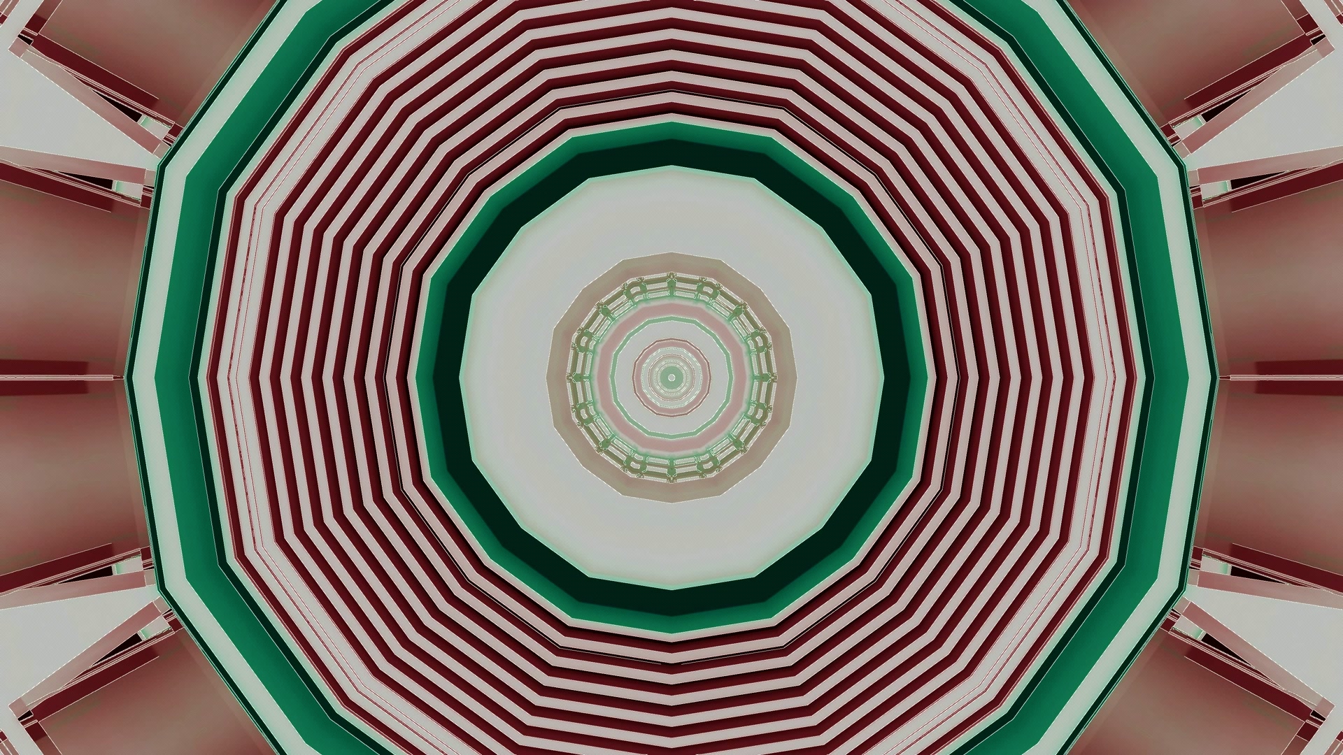 Túnel Néon Vermello Verde Screensaver 4K UHD 60fps VJ Loop