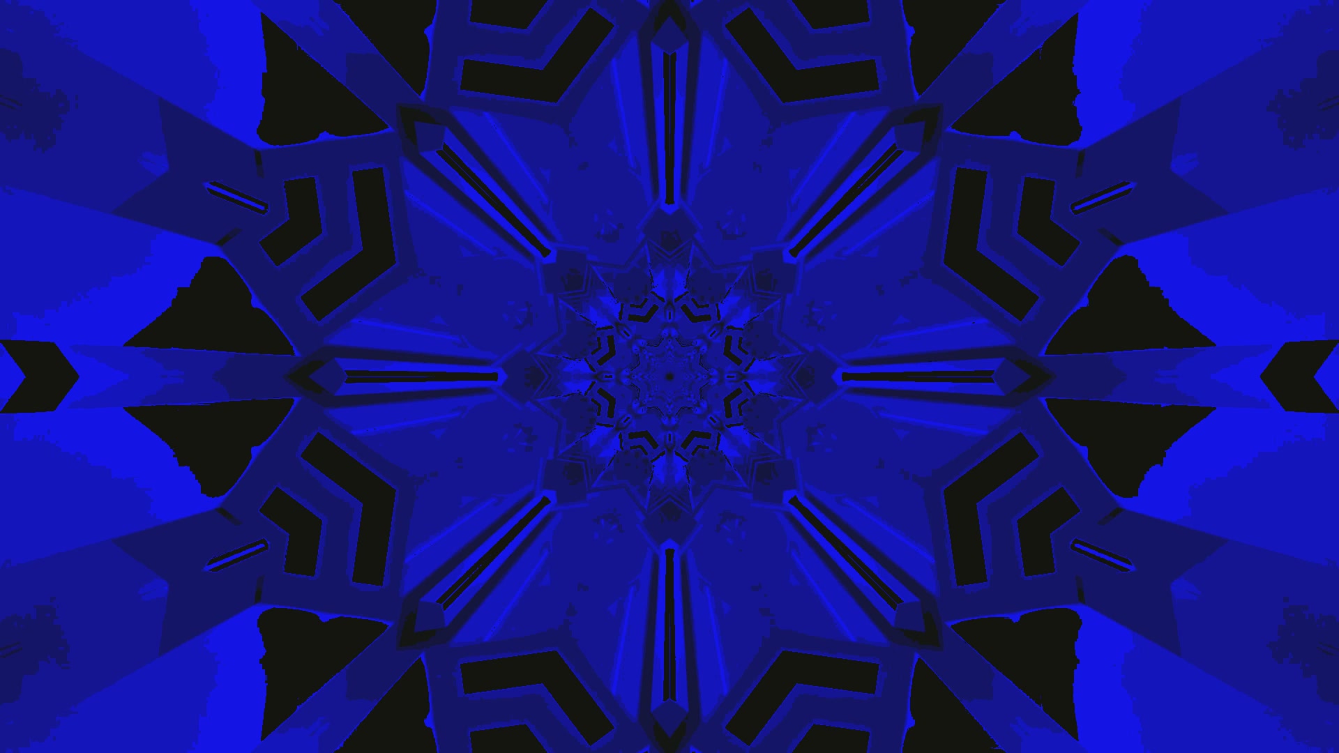 Túnel Neón Azul Protector de Pantalla 4K UHD 60fps VJ Loop