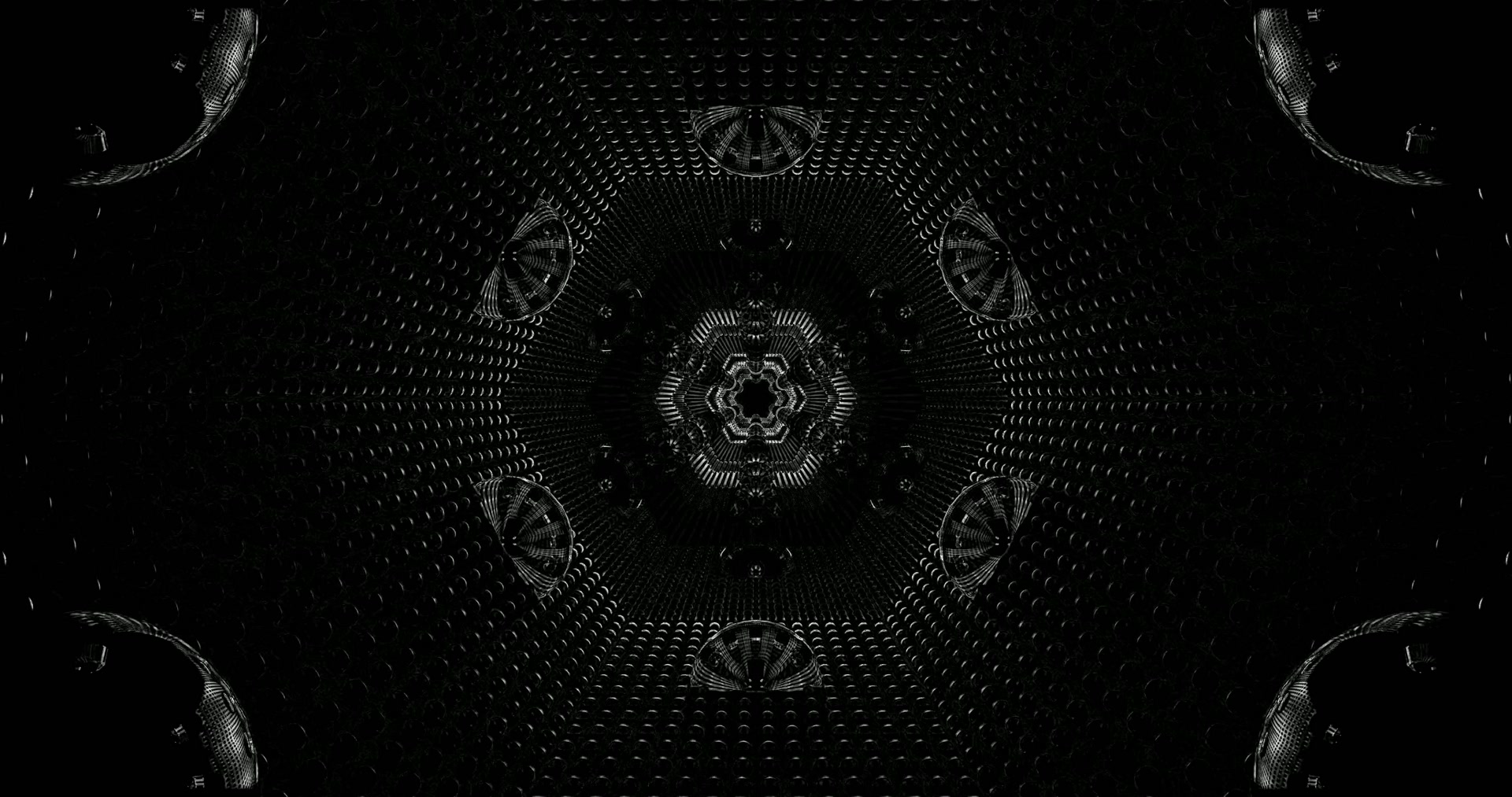 Túnel de Neón Escuro Protector de Pantalla 4K UHD 60fps VJ Loop PC