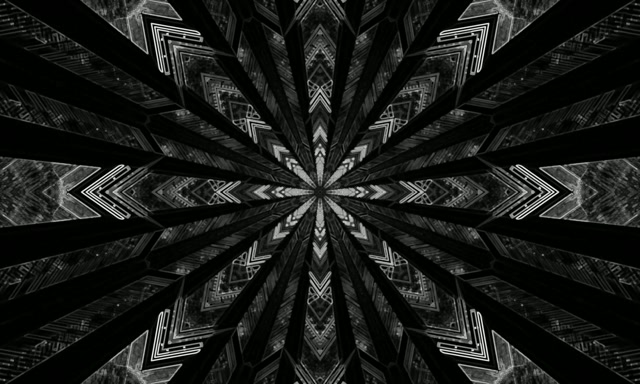 Túnel Neón Negro Protector de Pantalla 5:3 Wide 60fps VJ Loop PC Laptop