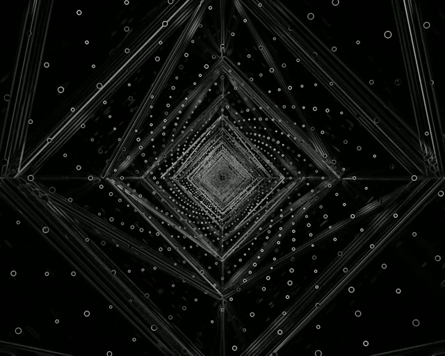 Túnel Neón Escuro 5:4 industrial 60fps Protector de Pantalla VJLoops PC Portátil