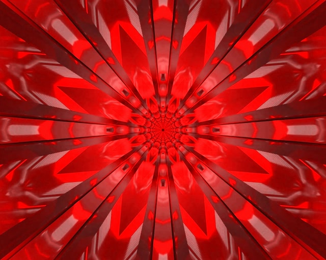 Túnel Neón Vermello Explosión Radial 5:4 industrial 60fps Protector de Pantalla VJLoops