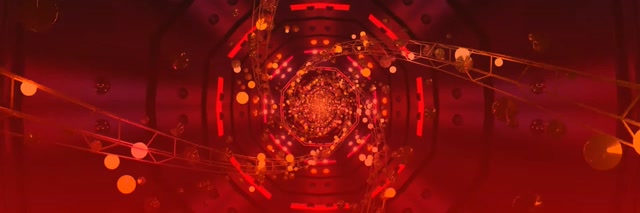 Túnel Neón Vórtice Octógono VJLoops 3:1 Triple Ancho 60fps Salvapantallas