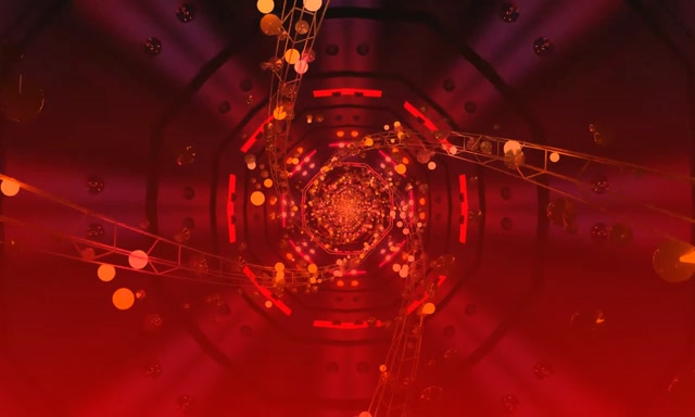 Túnel Neón Octógono Vórtice VJ Loop 5:3 Ancho 60fps Protector de Pantalla