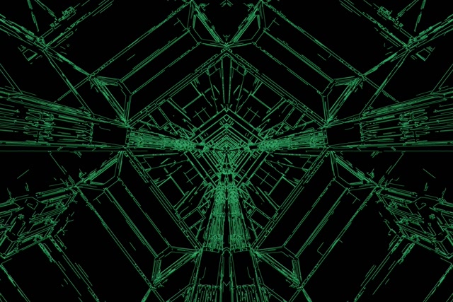 Túnel Neón Verde Protector de Pantalla 3:2 Surface 60fps VJLoops PC Portátil