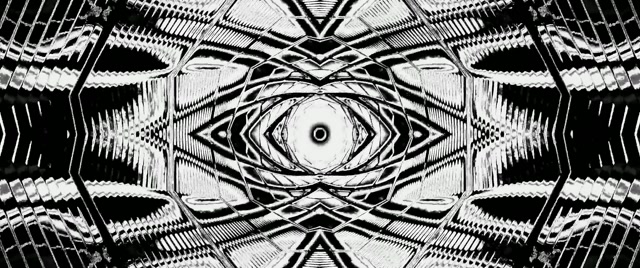 Túnel Neón N&B Protector de Pantalla 2.39:1 Cinemascope 60fps Vj Loop