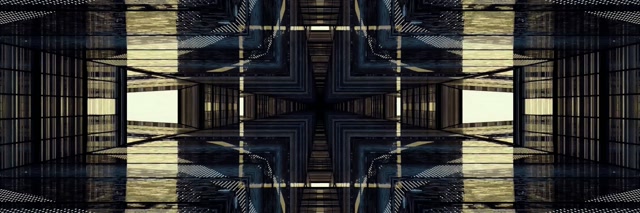 Grella Espellada Túnel Neón 3:1 Triple Ancho 60fps Salvapantallas VJLoops