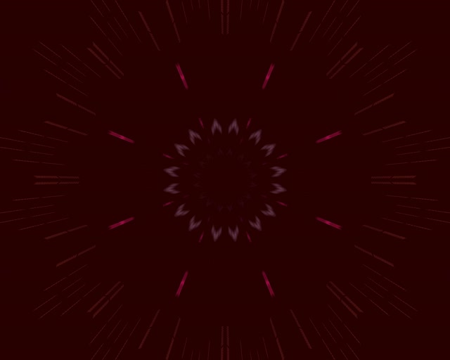 Túnel Neón Explosión Calidoscopio Fractal 5:4 industrial 60fps Protector de Pantalla Vj loop