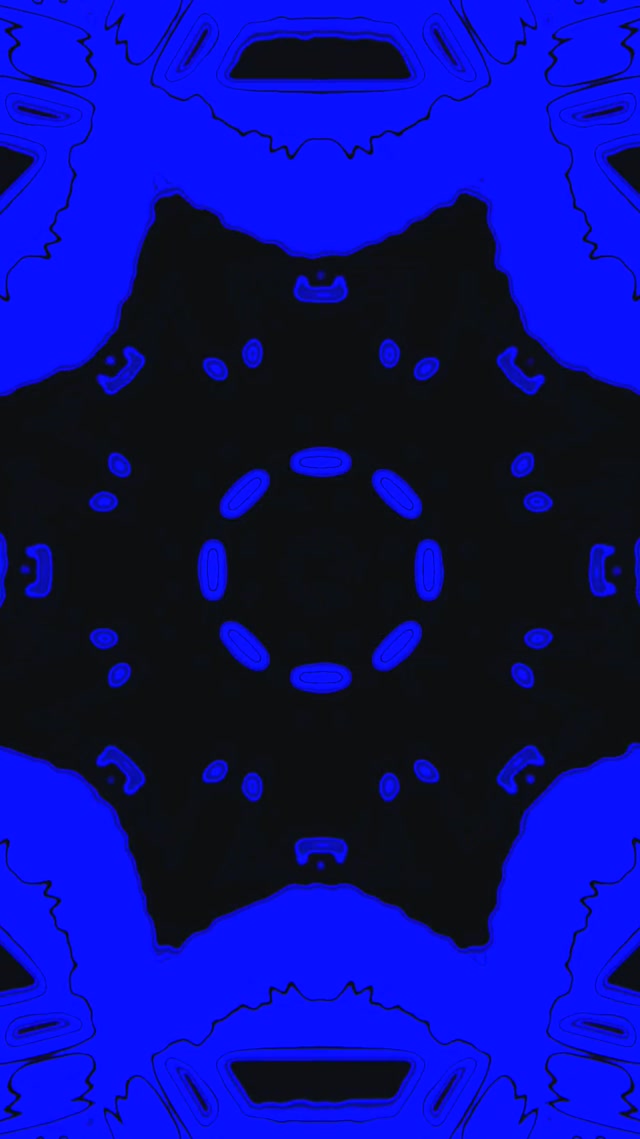 Salvapantallas Túnel Neón Azul Negro 60fps 9:16 Reels VJ Loop PC Laptop